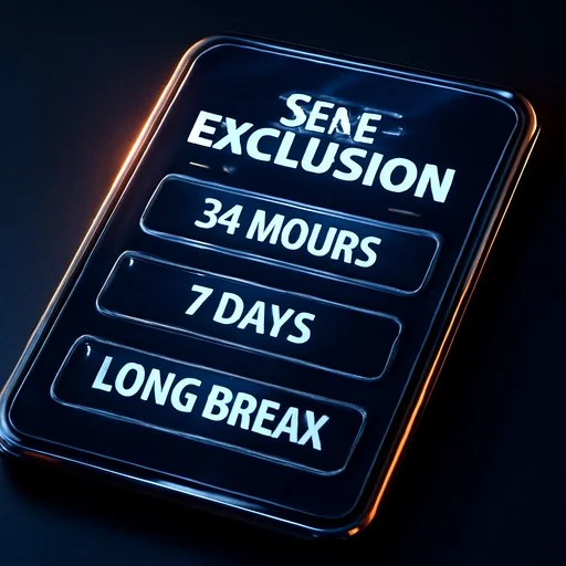 KX88 self-exclusion menu